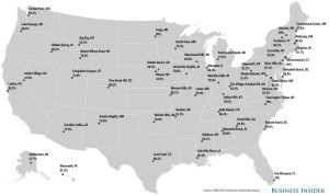 Most-educated-places-map