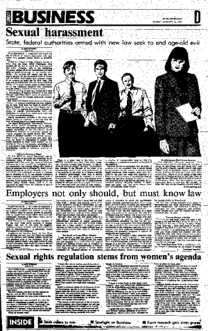 Sexual harassment one